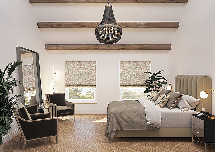 Trailing Vines, Vintage Brown - Roman Blind - Image 8